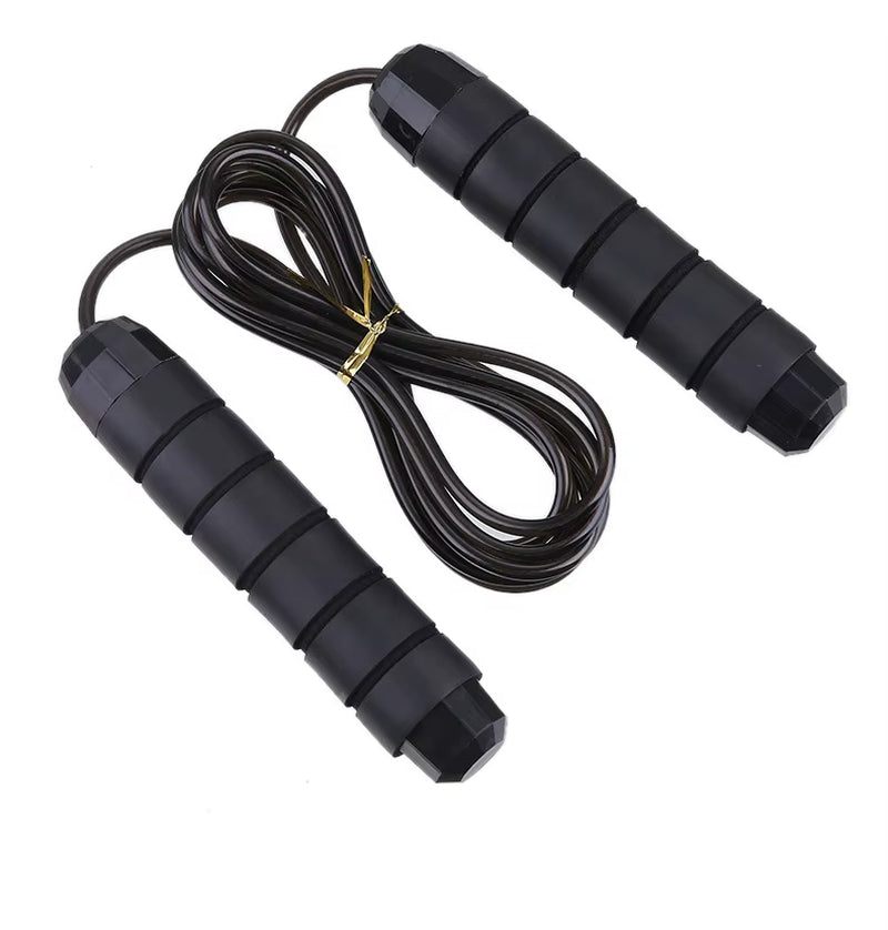 4 Color Adjustable Fitness Weighted Speed Jump Rope with Foam Handle Fitness Exercises for Fitness Home Exercise&Slim Body Free