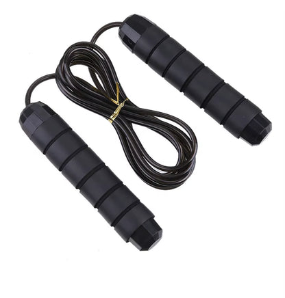 4 Color Adjustable Fitness Weighted Speed Jump Rope with Foam Handle Fitness Exercises for Fitness Home Exercise&Slim Body Free