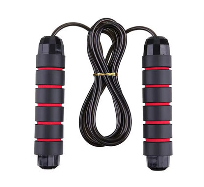 4 Color Adjustable Fitness Weighted Speed Jump Rope with Foam Handle Fitness Exercises for Fitness Home Exercise&Slim Body Free